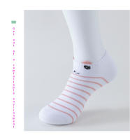 5 Pares De Calcetines Cortos Para Mujer En Rosa Con Gato Bonito Calcetines De Otoño Invierno Moda Calcetines De Barco Con Cima Lenta - details 11