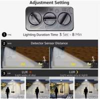 Foco LED para Exteriores con Sensor de Movimiento, Luz Exterior 6500 K, Lámpara de Segurbad IP66 - details 2