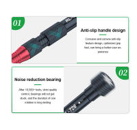 RELIFE RL-726 Destornillador De Precisión 3D Con Diseño Magnético Fuerte Para Reparación De Móviles Y Computadoras Herramienta De Desmontaje - details 8