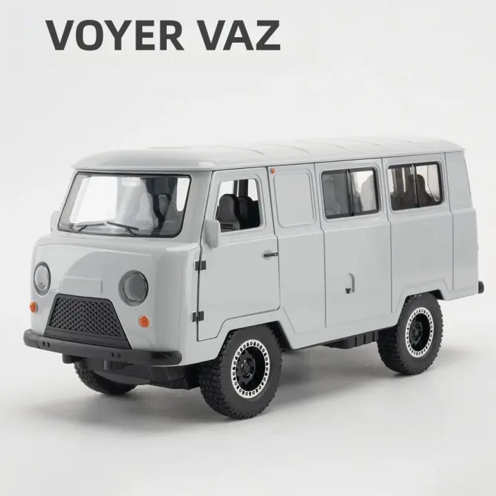 Modelo De Coche Escala 1:18 UAZ Viajero De Rusia Juguete De Aleación De Metal Simulación Con Sonido Y Luz Regalos Para Niños - 1