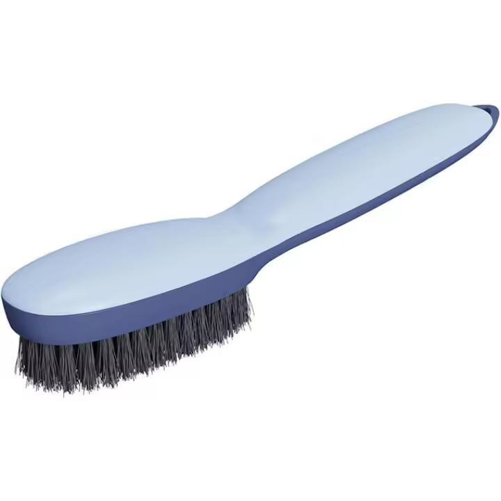 Cepillos para zapatos de contraste, cepillos de limpieza de plástico multifuncionales para baño, cepillos para zapatos, cepillos para zapatos de mango largo de pelo suave para el hogar - 1