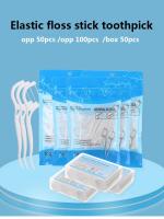100Pcs Palillos De Dientes Interdentales Cuidado Oral Higiene Dental Flosser Picks Plástico No Eléctricos Sin Olor - details 0