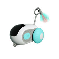 Juguete Interactivo Para Gatos Eléctrico Coche Deportivo Control Remoto Palillo Telescopio Ayuda Autónoma Al Rostro Del Gato - details 6
