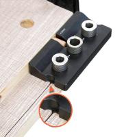Kit De Juego De Precisión Para Taladro De Agujeros 3 En 1 Guía Para Carpintería DIY Herramienta De Perforación De Madera - details 7