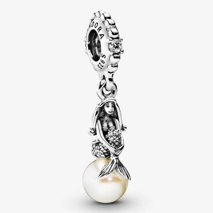 Pandora Charm de Colgante en Plata de Ley Disney Brillo Ariel，Incluye Caja Original - 1