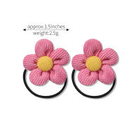 12Pcs Bolsa De Cinturones Elásticos Para Niñas Con Flores Hermosas Accesorios De Cabello Para Niños Amantes De Los Detalles - details 7