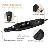 JANGKLIFE Mini Taladro Eléctrico Herramientas De Poder Kit De Herramientas Rotativas 110V 220V Para Joyería Madera Metal Gemas DIY 3000 4000 RPM - details 2