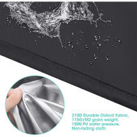 Funda para Barbacoa Impermeable,Anti-Viento/Anti-Polvo/Anti-Humedad, Resistente al Desgarro/Agua/Lluvia/Nieve/Sol, 145x61x117cm Negro - details 5