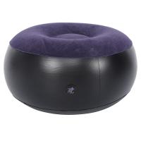 Silla De Camping Inflable Con Esfuerzo De Piel Silla Portátil Para Exteriores Con Soporte De Pies Para Viajes Y Oficina - details 8