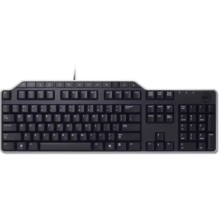 Teclado multimedia empresarial Dell KB522 con cable (USB) - 1