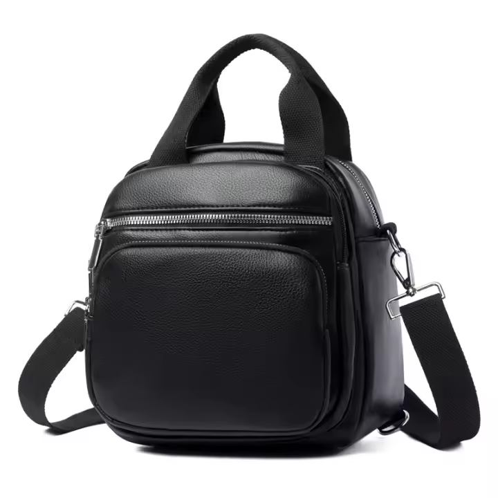 Nueva mochila para mujer, de color liso, pequeña, estilo coreano, a la moda, multiusos - 1