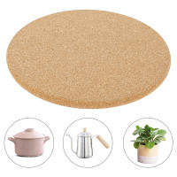 Torchón De Madera De Corcho Redondo Resistente Al Calor Soporte Para Vajilla Y Bebidas Accesorios De Cocina Modernos - details 6