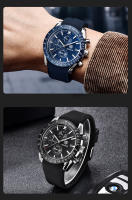 Reloj De Pulsera Deportivo Para Hombre BENYAR 2024 Estilo Casual Lujo Acero Inoxidable Resistente Al Agua Y Al Choque Movimiento Cuarzo - details 21
