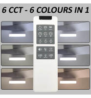 STARLED Ventilador LED De Techo IBIZA Blanco - 28W - 6CCT - IP20 - 56cm - details 0