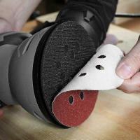 Papel de Lija duradero para aplicaciones amplias, Discos Abrasivos profesionales de Gancho y bucle, Alfadillas de LIJADORA ORBITAL Óxido de Aluminio 125mm para longevidad - details 1
