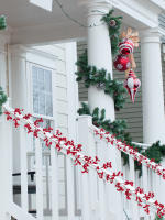 Vine Artificial De Frutas Rojas 72 Cabezas 1.95m Para Decoración Navideña En Casa Suministros De Fiesta Fondo De Pared Guirnalda De Navidad - details 5