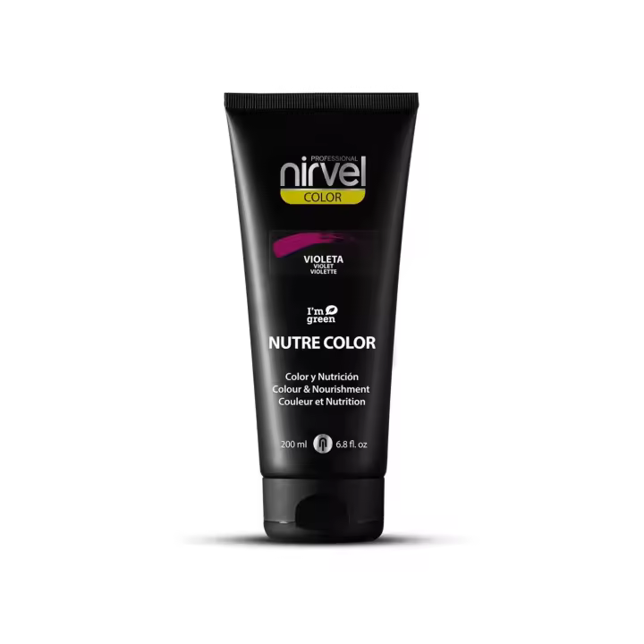 Mascarilla Color Nirvel Violeta - Nutrición y Brillo - 200ml Nutre y aporta brillo al cabello. - 1