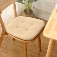 Cojín De Silla De Comedor De Verano Espeso De Algodón Y Lino Transpirable Cojín En Forma De Herradura Para Estudiantes Suministros Para El Hogar - details 1