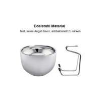 Set de afeitado 3 en 1 con cepillo de pelo Set de afeitado Bowl y soporte de afeitado de acero inoxidable Set de afeitado de lujo para hombres - details 2