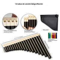 Flute De 18 Tubos Panflute, Material ABS, Desmontable a 16 Tubos, Fácil De Jugar, Para Performance, Enseñanza Y Práctica - details 3