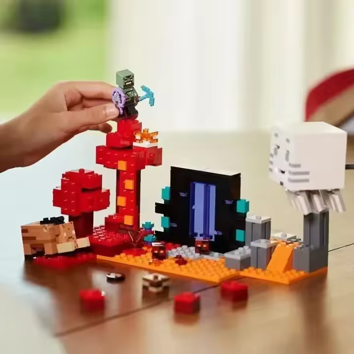 Juguete De Bloques Constructivos MOC World Lower Bound Portal Ambush Warthog Orc Aberdeen Para Niños Regalo De Cumpleaños Compatible Con Lego ABS Sin Batería Originales De China - 1