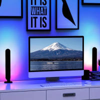 Tiras LED Inteligentes Con Control Remoto Para Decoración De Habitaciones Juegos TV Y Fiestas Sincronizadas Con Música Luz Nocturna RGB De Escritorio - details 2