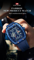 Reloj De Pulsera Militar VA VA VOOM Para Hombre Con Dial De 47 Mm Resistente Al Agua Y Shock Con Correa De Silicona Multifuncional Moda Deportiva - details 0