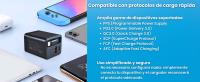Cargador USB-C Retráctil 65W GAN, Puerto USB-C y USB-A, Carga Rápida PD QC3.0, Adaptador para iPhone, Samsung, Tablet, Notebook - details 6