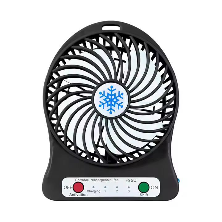 Mini ventilador Pequeño with Carga Usb, portáil para escritorio device, dormitorio de Estudiantes, Oficina - 1