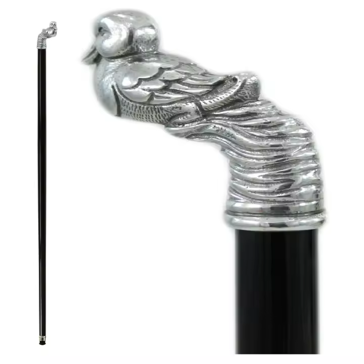 Cavagnini de Madera y Pelter Elegant para Hombres y Mujeres - Modelo Duckling - 97 cm - 1