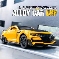 Modelo De Coche Chevrolar Camaro a Escala 1:32 En Aleación De Zinc Con Sonido Y Luz Vehículo De Juguete Para Niños Regalo De Cumpleaños - details 0