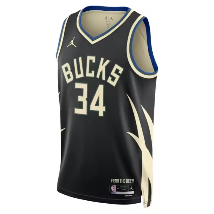 Camiseta Giannis Antetokounmpo Milwaukee Bucks Statement Edition - Jordan Swingman - 1