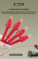 Modelo De Lanzador De misilesRocket De 1/32 Para Coche Juguete Cuerpo De Metal Puertas De Goma Abiertas Vehículos Militares De Aleación Regalos Para Niños - details 11