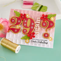 Cortadores De Metal Alfabeto Y Puntuación Tejidos Para Manualidades DIY Scrapbooking Y Hacer Tarjetas Números Y Simbolos - details 4