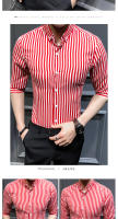 Camisa Para Hombre 2023 Moda Coreana Ajustada Media Manga Casual Talla Grande Negocios Formales Chemise Homme 5XL Cierre Único Estilo Clásico - details 5
