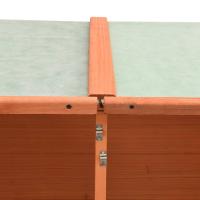 vidaXL Caseta para herramientas de jardín abeto macizo 136x75x160 cm - details 5