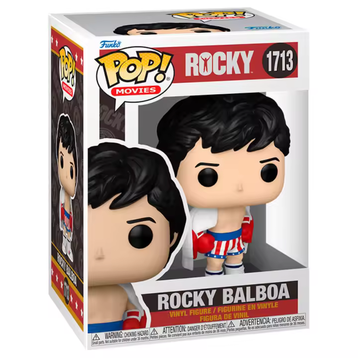 Figura Pop Rocky - Rocky Balboa-Figura de Vinilo Coleccionable - Idea de Regalo- Mercancia Oficial - Juguetes para Niños y Adultos - Movies Fans - Muñeco para Coleccionistas y Exposición - 1