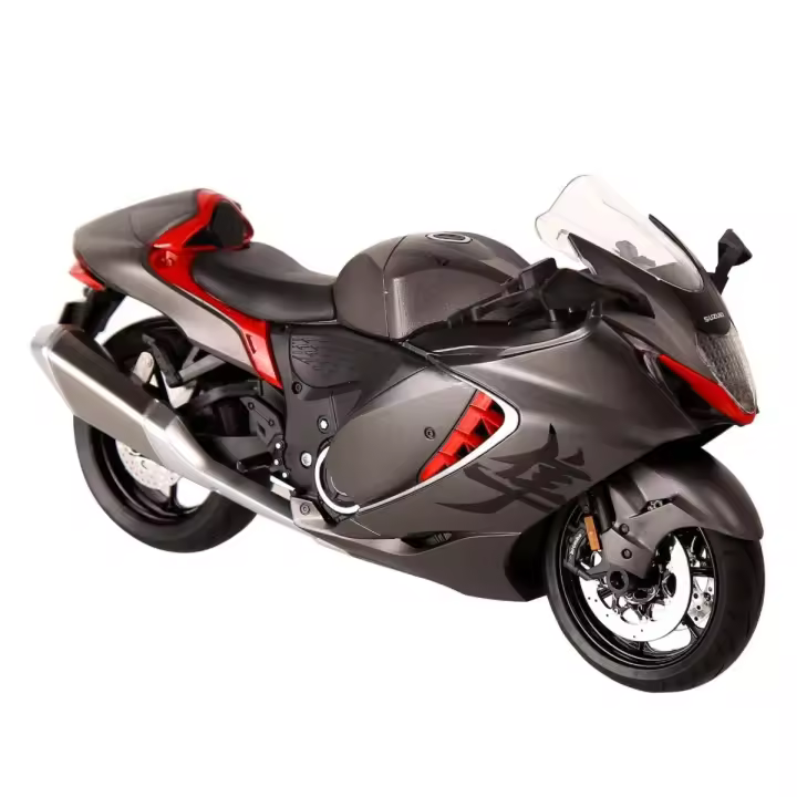 Modelo De Motocicleta De Carreras De Aleación SUZUKI 2024 Hayabusa 1:9 Metal Con Sonido Y Luz Regalo Para Niños Juguetes De Deportes En La Calle - 1