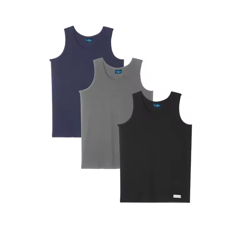 Navigare-3 Camisetas de Tirantes para Hombre en Algodón 100% - 1