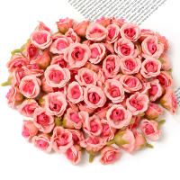 20/50Pcs Rosas Artificiales 2CM Flores Falsas Para Decoración De Hogar Jardín Bodas DIY Scrapbook Guirnalda Regalo Accesorio - details 18