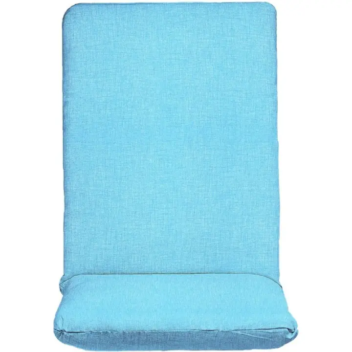 TIENDA EURASIA - Cojin Tumbona Acolchado Relleno de Fibra y Funda de Tela con Cremallera Lavable - 1