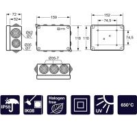 Banner - Caja estanca IP55 153x110x63