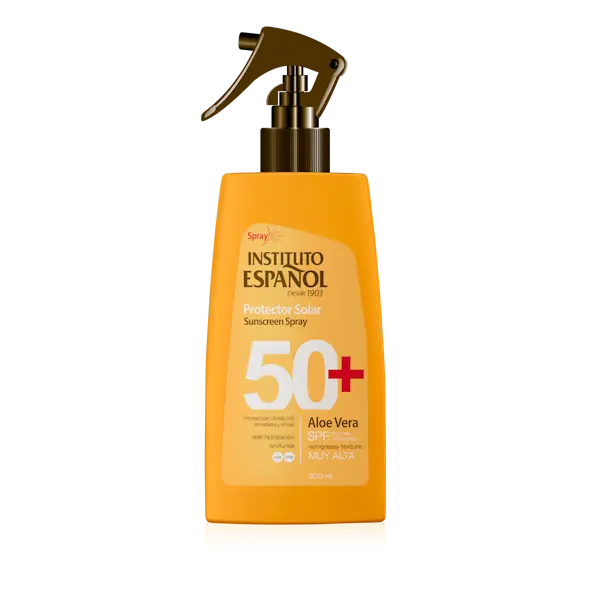 INSTITUTO ESPAÑOL Protector Solar Aloe Vera SPF50+ Spray  300 ml Protector Solar Corporal en Spray - 1