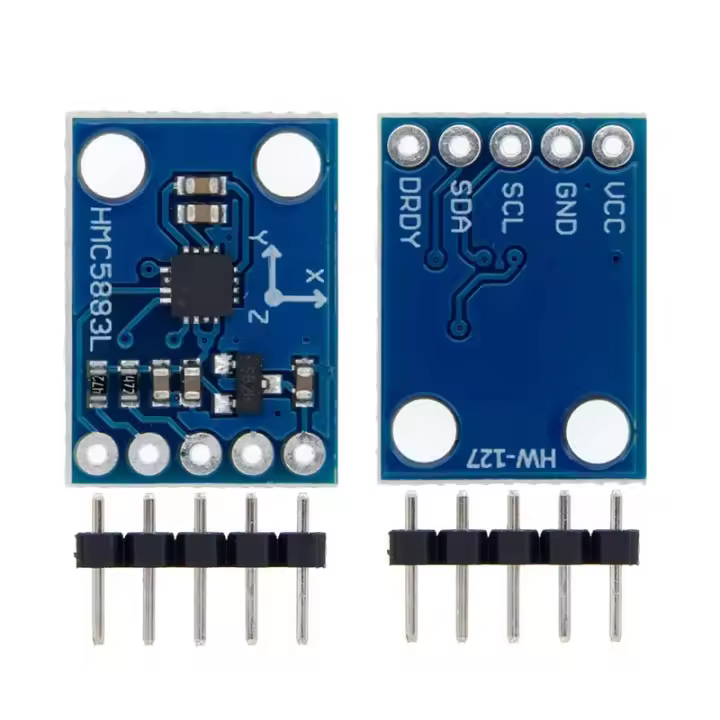 Módulo De Compás Magnético Triple Eje HMC5883L Estardyn GY-273 3V-5V Sensor De Campo Magnético Para Computadora SMD - 1