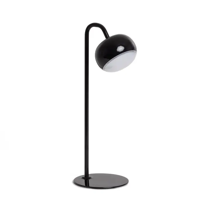 Ledkia Lámpara de Mesa Metal LED 3W con Batería Recargable USB Tunja Negro - 1