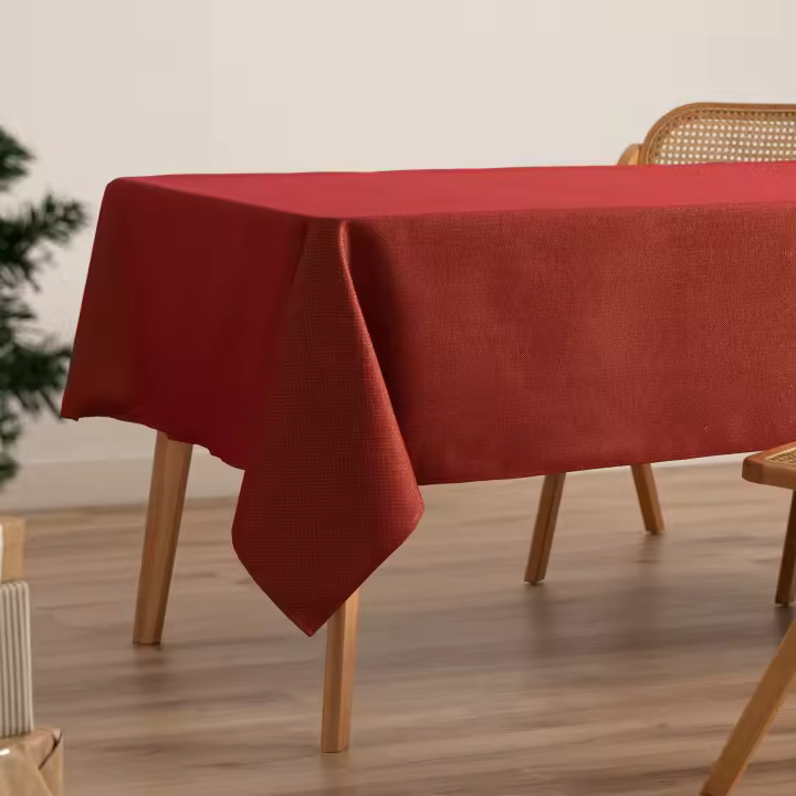 Gamusi Mantel navidad algodón jacquard liso LIGHTS - 1