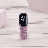 Reloj De Pulsera Digital LED Para Niños Y Estudiantes Resistente Al Agua Con Pantalla Táctil Estilo Casual Y Moda - details 4