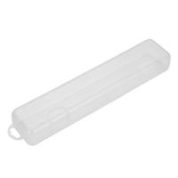 Organizador De Maquillaje Portátil En Plástico Con Cubierta Para Cepillos Y Lápices De Cejas Translúcido Accesorios De Almacenamiento - details 7