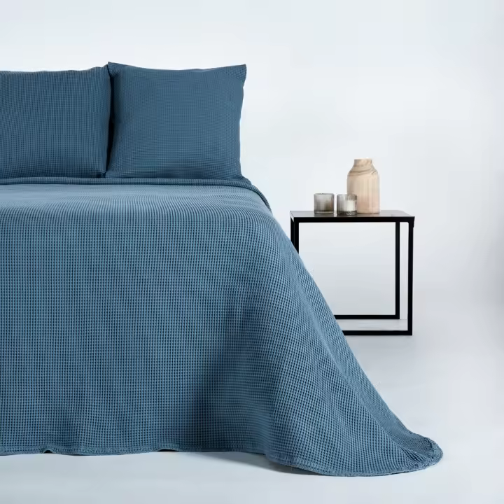 10XDIEZ Colcha algodón nido abeja  150 - Decorativas y acoges para dormitorio - 1