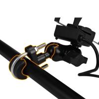 Kit De Montaje Para Manillar De Motocicleta Con Tornillo Universal 2.2cm Soporte De Clip Para Teléfono Móvil Accesorios De Barra De Manillar - details 3